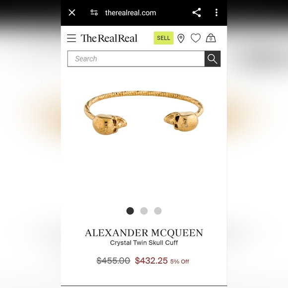 ALEXANDER MCQUEEN Crystal Skull Bracelet - Picture 7 of 7